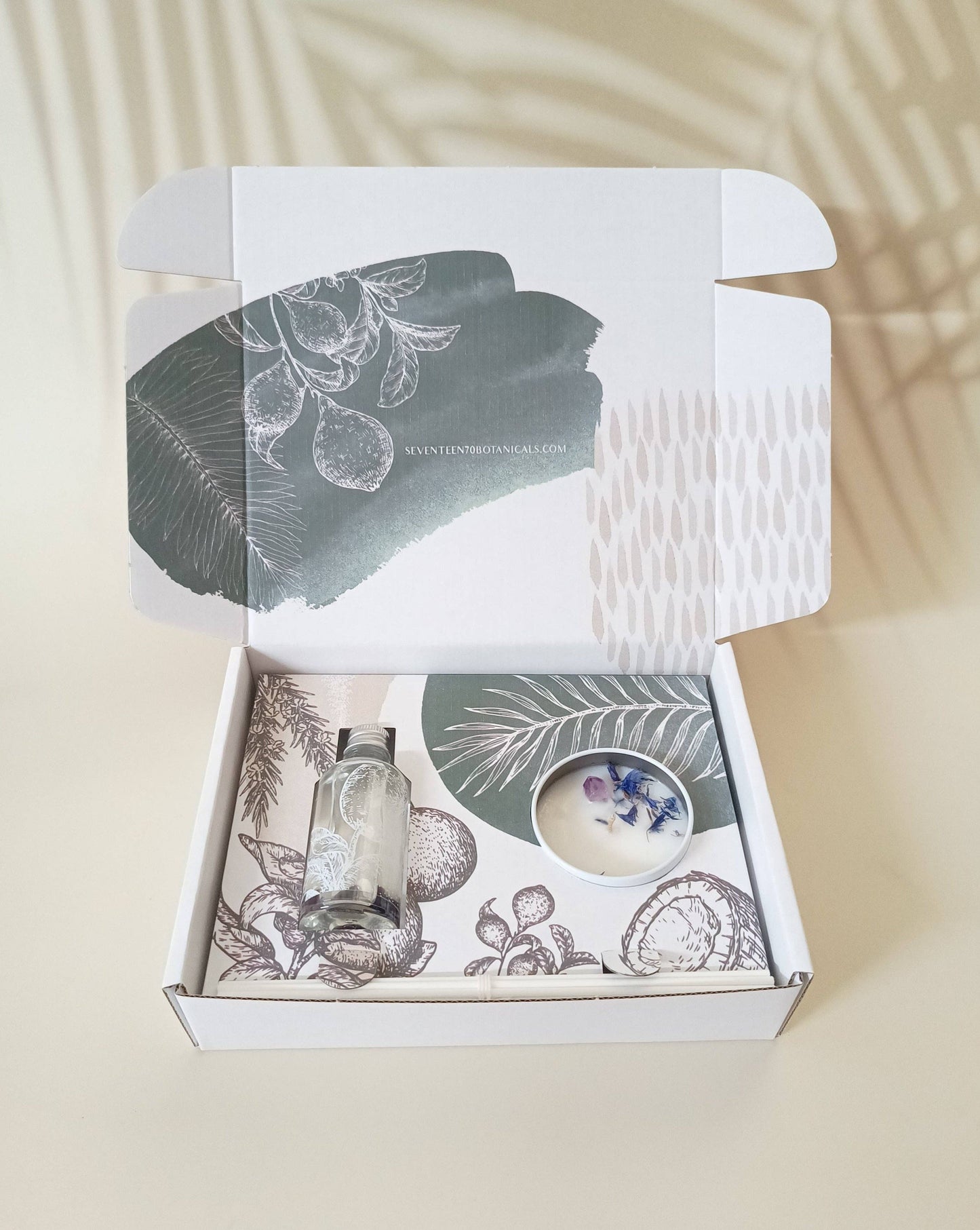 Mini Coconut lime reed diffuser gift box